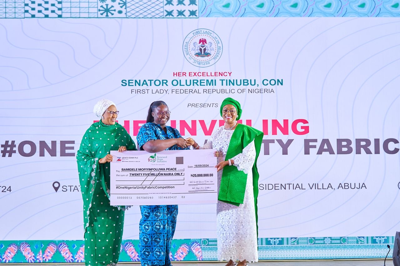 First Lady, Remi Tinubu Unveils National Unity Fabric 2 122c2804 8a4a 4832 88ea 4d5e34d4cfe7
