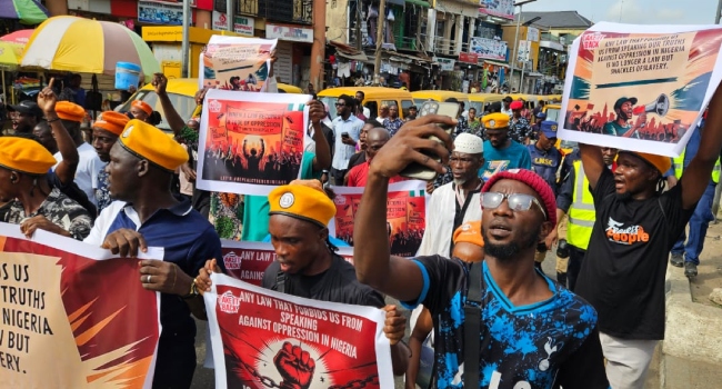 Demonstrators Shun Police Warning, Stage Protests In Lagos, Abuja, Rivers, Others 1 TIB 1